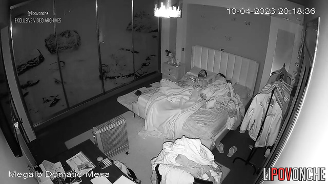 Brunette adores body her handsome lover - night video