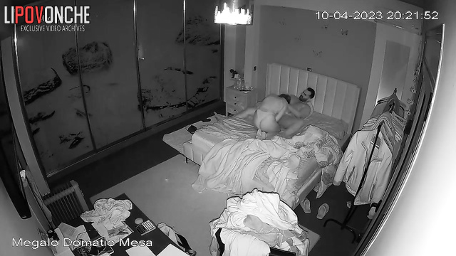 Brunette adores body her handsome lover - night video