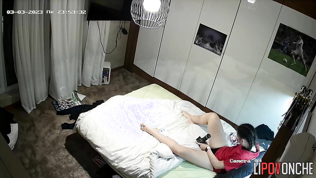 Young babe having hot time with herself (solo video)