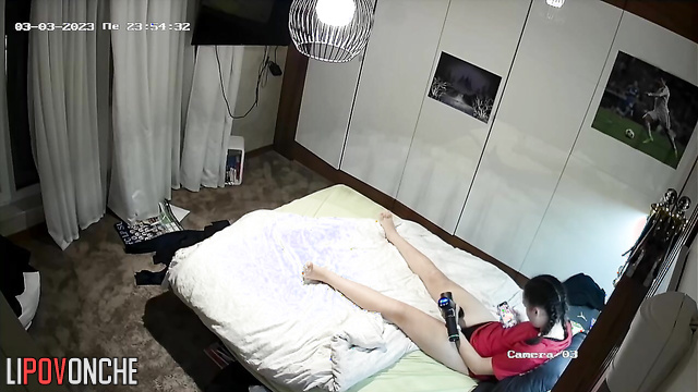 Young babe having hot time with herself (solo video)