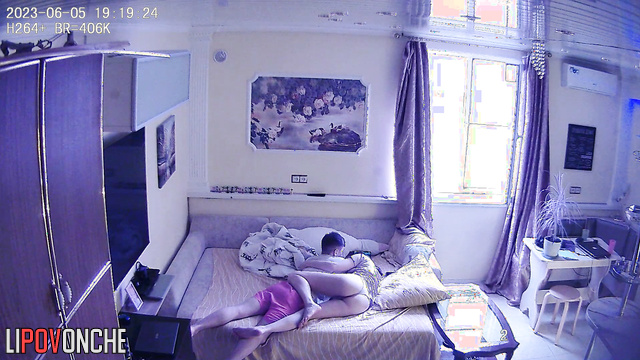 Lazy morning of this couple (relax all day long)