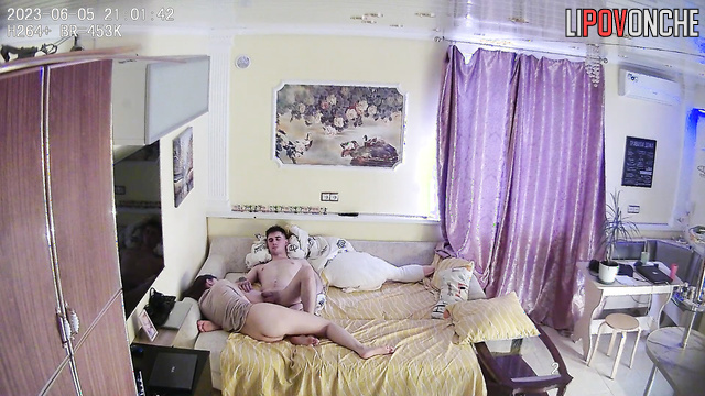 Lazy morning of this couple (relax all day long)