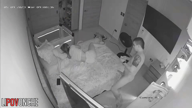 Spy hidden cam fixed a couple last night - it is really hot