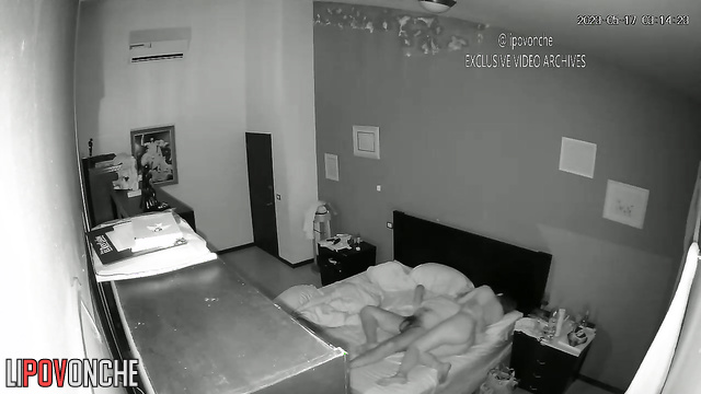 Someone bad installed a hidden cam in their cozy bedroom