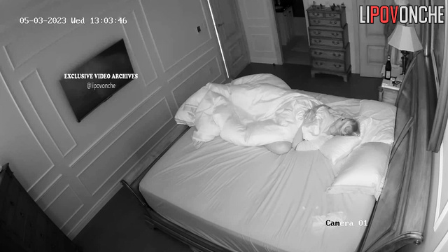 Couple don't suspect that someone is spying them