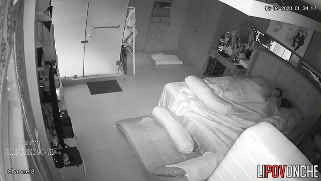 This naked people love being watched in their bedroom
