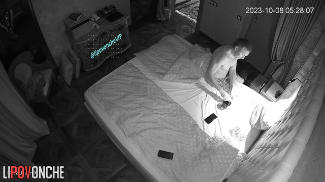 This couple loves being watched in their bedroom