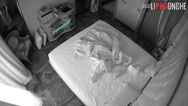 This couple loves being watched in their bedroom