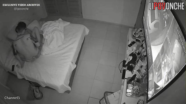 Young couple doesn't suspect that someone is watching their sex