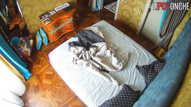 They don't suspect that a stranger is watching their sleep
