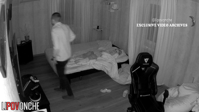 Bedroom sex tapes - they were left alone (watch now)
