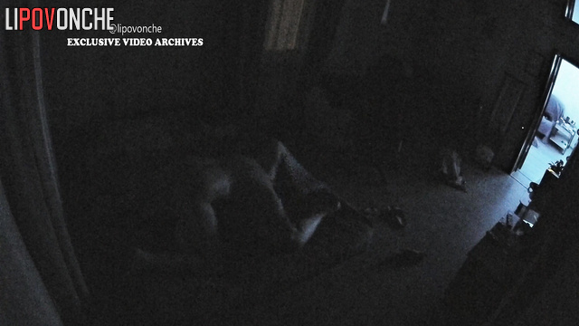 Night full of passion in the dark and closed room