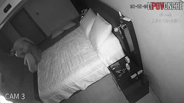 Couple doing their favorite hobby (bedroom video)