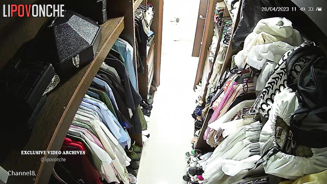 People dressing on interesting event (hidden cam)