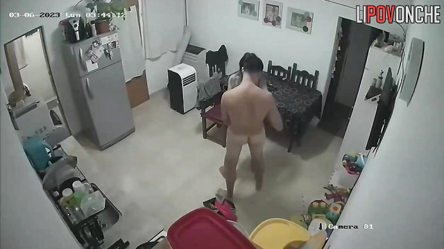 Hot doggystyle love at the kitchen (sudden sex)
