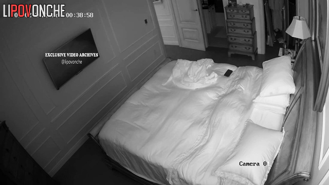 Couple chatting with friends in the bed (after work)