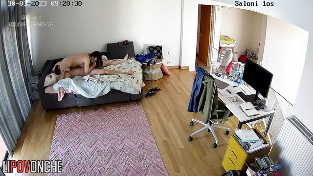 They are delighted with each other - hidden video