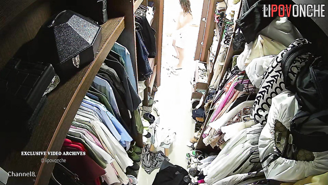 Couple is preparing for an important event (hidden cam)