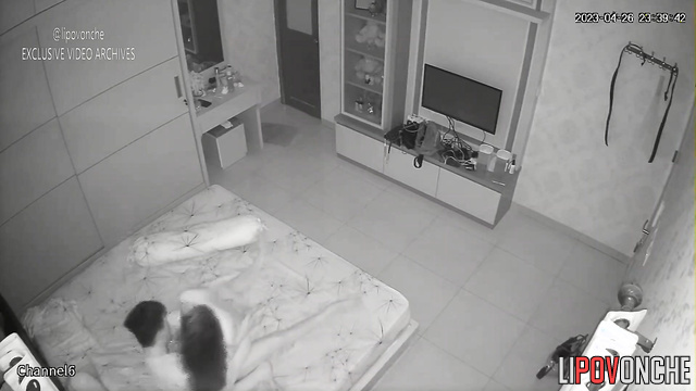 Asian babe relaxing with sperm in her body after sex