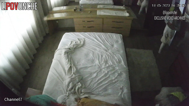 Bedroom hidden tape - she and he enjoying the process