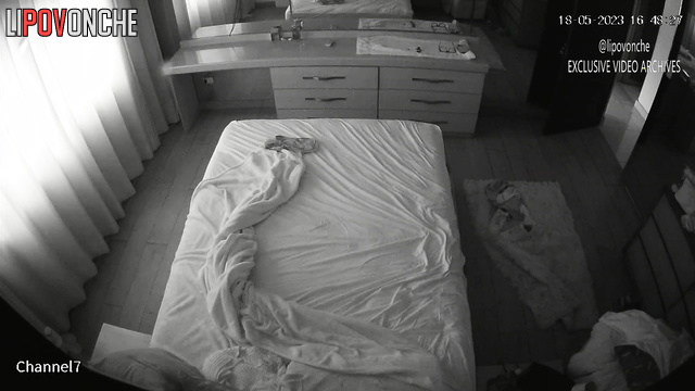 Bedroom hidden tape - she and he enjoying the process