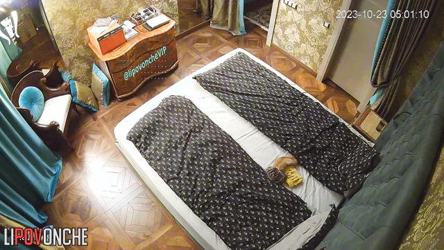 Couple playing phone games after gorgeous fuck in the bed