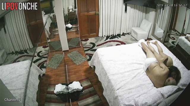 Bald fat guy ordered sexy tanned whore (hotel fuck)