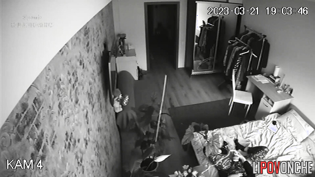 Her usual morning routine - sex scene with a dildo