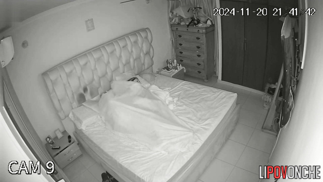 Naked bald guy fucking her and wants to cum inside