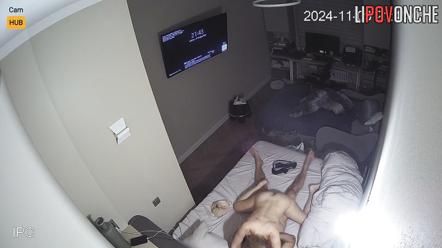 Sexy blonde fucking with a boy in pretty underwear