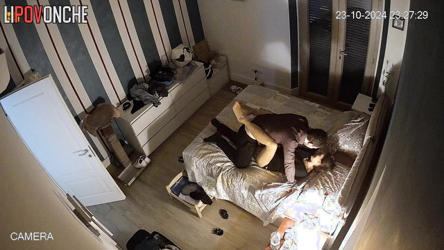 Young naked couple fucked in hot romantic atmosphere