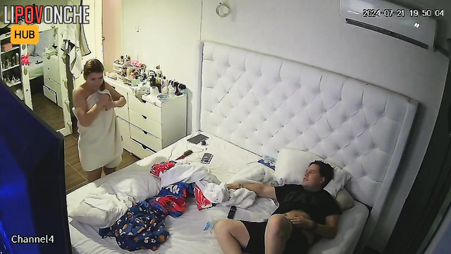 Brunet fucked his blonde so hot and gone home, watch now