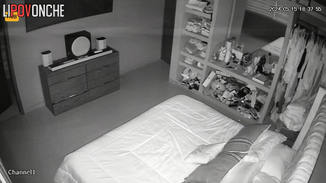 Big beauty girl invited hot stranger at home, cool tape