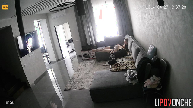 Private footage leaked: daughter satisfied daddy right while watching a movie.