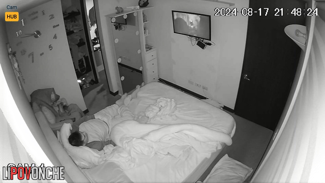Colombian wife asked her husband to give her a massage and fuck her afterward.