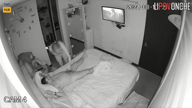 Colombian wife asked her husband to give her a massage and fuck her afterward.