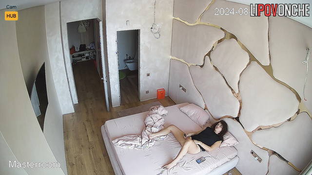 Excited Ukrainian girl masturbates while talking on the phone with her friend