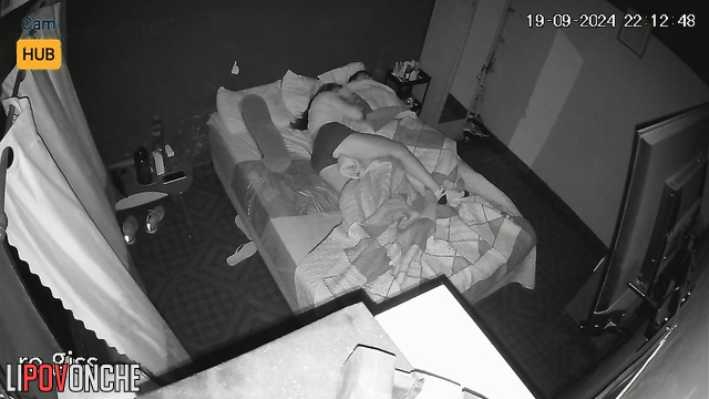 Waking up in the middle of the night husband fucked his hot Paraguayan wife.