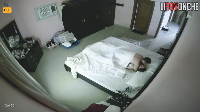 They hugging and fucking at the same time (under a blanket)
