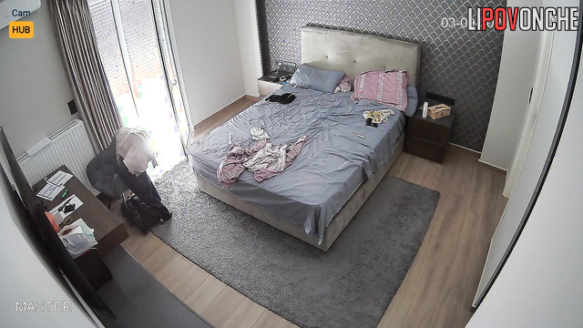 Bed parents’ passionate bedroom night caught on hidden camera