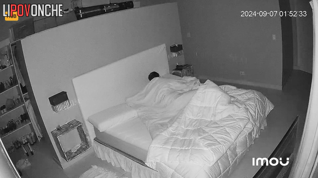 Bedroom video with fucking couple (someone installed a cam)
