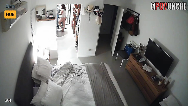 Naked people kissing hot and sensual - night video