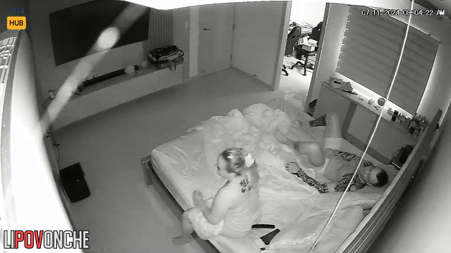 Tattooed couple doing it for the first time - home video