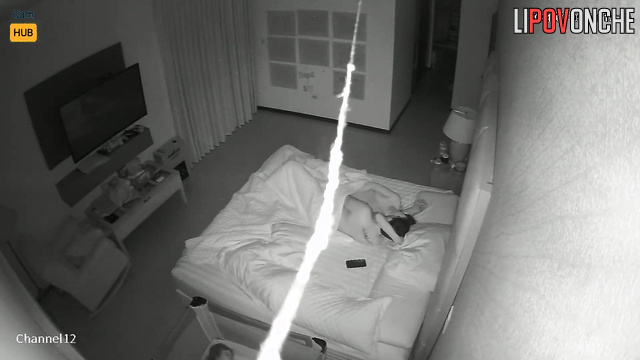 Skinny sexy lady invited ex-husband to her warm bed