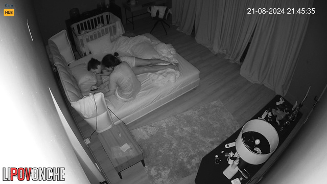 She loves making blowjob to her husband in the evenings