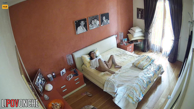 Milf pleasing herself and dreaming about her stepson