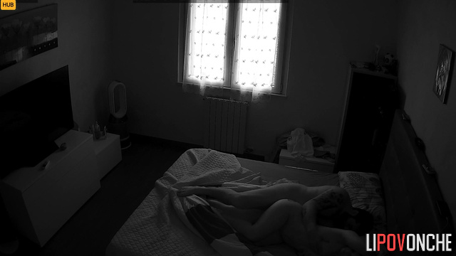 Romantic sex scenes in the dark room / hidden cam