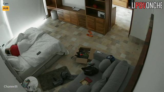 Missionary boring sex after work - hidden camera