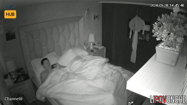Man texting his slutty lover after fuck with his wife