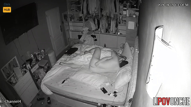 Cool sex tape at the night (they are cheating partners)
